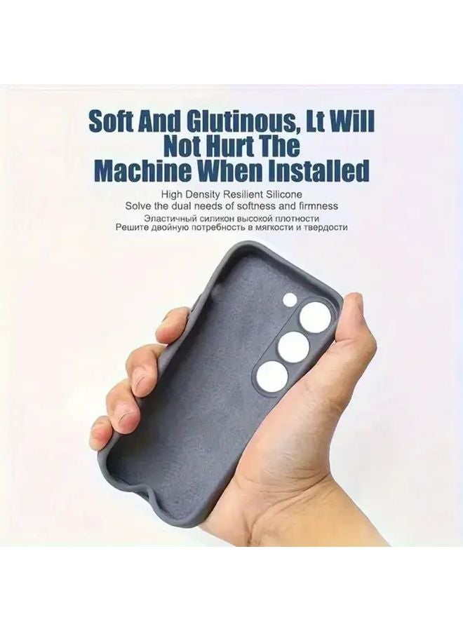 Shockproof Silicone Case For Samsung Galaxy S25 FE In Black Color - Image 3